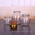 106ml 212ml 390ml  orchio glass honey packing jar metal lid